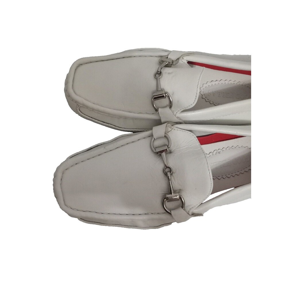Goodfellas Boys White Driving Moc Loafers Dress Shoes Toddler Size 4 - Picture 13 of 16